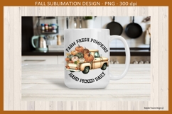 Farm Fresh Pumpkins Hand Picked Daily, Country Truck, Png Product Image 4