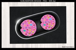 Retro Sticker Icons 20oz Straight Tumbler Wrap, Car Coaster Product Image 4