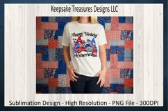 Happy Birthday America, 4th of July Gnome Truck Product Image 2