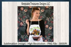 Happy Halloween Gnome Truck Sublimation PNG Printable Product Image 4