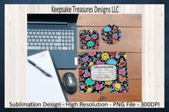 Composition Book, Back To School, Mouse Pad and Coaster png Product Image 1