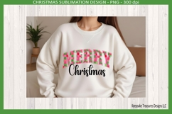Merry Christmas Eve &amp; Merry Christmas Bright Patchwork Png Product Image 5