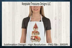 Red And Gold Vintage Tiered Tray Sublimation PNG Product Image 4