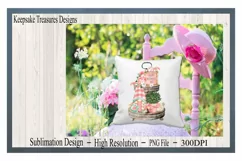 Happy Mother's Day, Gnome Tired Tray, PNG, Sublimation Product Image 5