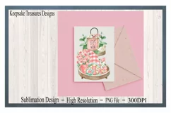 Love You Mom, Gnome Tired Tray, PNG, Sublimation Product Image 2