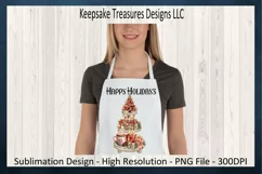 Vintage Happy Holidays Tiered Tray Sublimation PNG Product Image 3