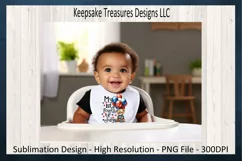 My 1st Fourth Of July, Teddy Bear, Baby Sublimation PNG Product Image 2