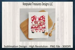 Happy Valentine's Day, Love Gnome PNG, Sublimation Design Product Image 5