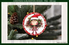 Whimsical Christmas Ornaments #1, Sublimation Png Printable Product Image 4