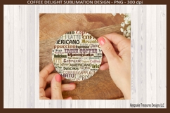 Coffee Delight Matching Coasters Four Different Designs Png Product Image 5