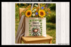 Happy St Patrick’s Day Leprechaun PNG, Sublimation Design Product Image 5