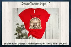 There Was No Room For Them In The Inn, Luke 2:7, Sublimation Product Image 5