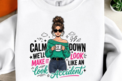 Sarcastic Humor Woman PNG, Funny Sassy Product Image 1