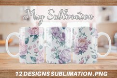 Mug sublimation design with Floral Pattern Product Image 1