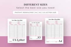 Fillable New Hire Checklist Printable Product Image 10