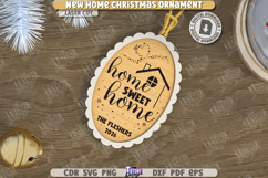 New Home Christmas Ornaments Laser Cut Bundle|Laser Engraved Product Image 10