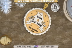 New Home Christmas Ornaments Laser Cut Bundle|Laser Engraved Product Image 11