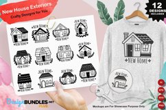New House Exteriors Clipart Set Product Image 1