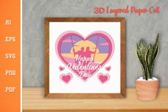 Valentine 3D Layered Paper Cut SVG BUNDLE Product Image 4