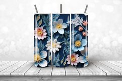 Embroidery Flowers Seamless Pattern Digital Papers Product Image 4