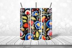 Folk Embroidery Flowers Seamless Pattern Digital Papers Product Image 4