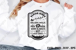 Sleigh Rides Holiday Magic Per 25c Ride Warm Blankets Hot Co Product Image 2