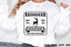 Reindeer North Pole Since 1823 SVG ,Christmas SVG Design Product Image 2