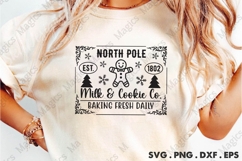 North Pole Est. 1802 Milk &amp; Cookie Co. Baking Fresh Daily Product Image 2