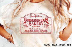 Mrs Claus Gingerbread Bakery SVG Product Image 2