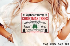 Mistletoe Farms Christmas Trees - Farmhouse Style Cut File Product Image 2