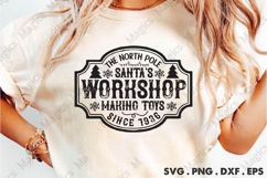 The North Pole Santa S Workshop Making Toys Since 1936 SVG Product Image 2