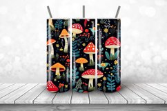 Mushroom Garden Seamless Pattern Digital Papers Product Image 3