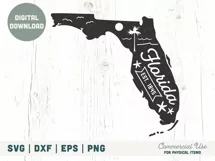 Vintage Florida SVG cut file - Florida state symbols svg Product Image 4