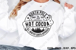 North Pole Since 2023 Original Hot Cocoa All Winter Santa Product Image 1