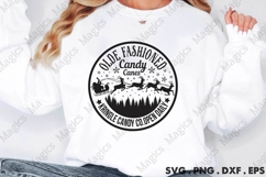 Olde Fashioned Candy Canes Kringle Candy Co.open Daily SVG Product Image 2