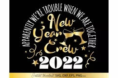 New Year SVG, 2022 SVG, New Year sublimation png, 2022 png Product Image 2