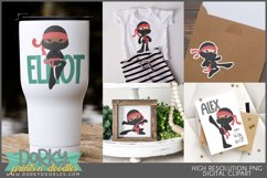 Cute Ninja Designs for Sublimation and Stickers Product Image 2