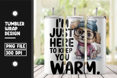 Dog sarcastic tumbler wrap png Product Image 1