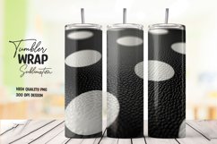Black and white circle tumbler wrap sublimation png Product Image 1