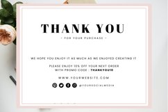 Blushpink Canva Thank You Card Template Product Image 1