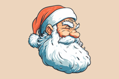 Colorful Santa Profile Vector SVG PNG Product Image 4