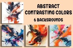 Abstract Contrasting Colors Backgrounds Product Image 1