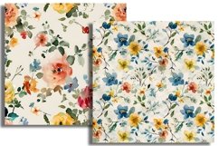 Vintage Floral Wallpaper Seamless Pattern Product Image 2
