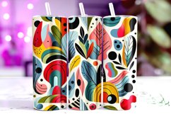 Abstract Doodles Tumbler Wrap Sublimation, 20oz Tumbler Wrap Product Image 1
