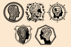 Iconic Fly Fishing Grunge Silhouette Vector Bundle Product Image 3