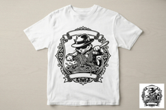 Edgy Foodie Cat Streetwear Vector Bundle: 10 Badge Graphics Product Image 4