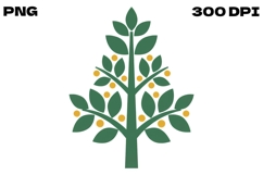 Scandinavian Folk Art Tree Product Image 1