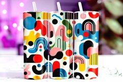 Abstract Doodles Tumbler Wrap Sublimation, 20oz Tumbler Wrap Product Image 1