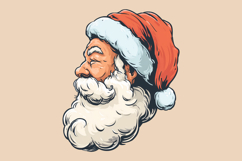 Colorful Santa Profile Vector SVG PNG Product Image 5