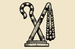 Ancient Egyptian Sacred Symbols Black &amp; White Vector Bundle Product Image 5